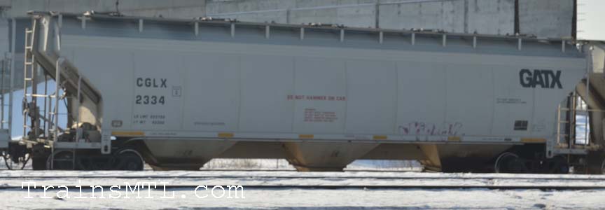 Car/wagon CGLX2334 right side / coté droit
